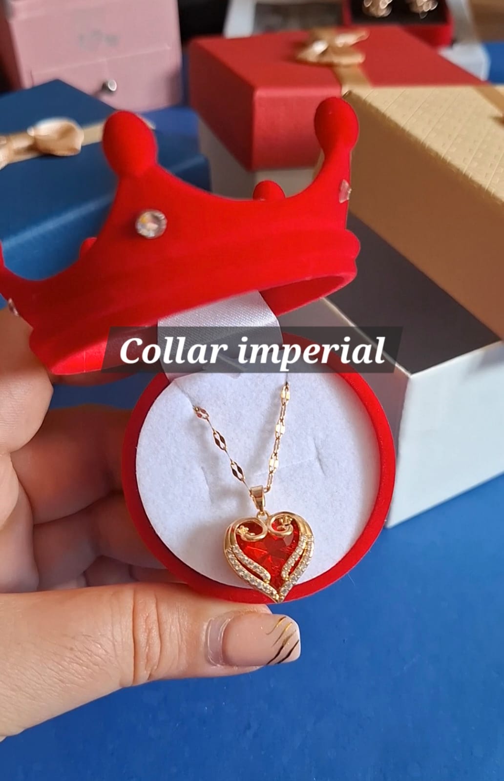 Corazón imperial Rojo