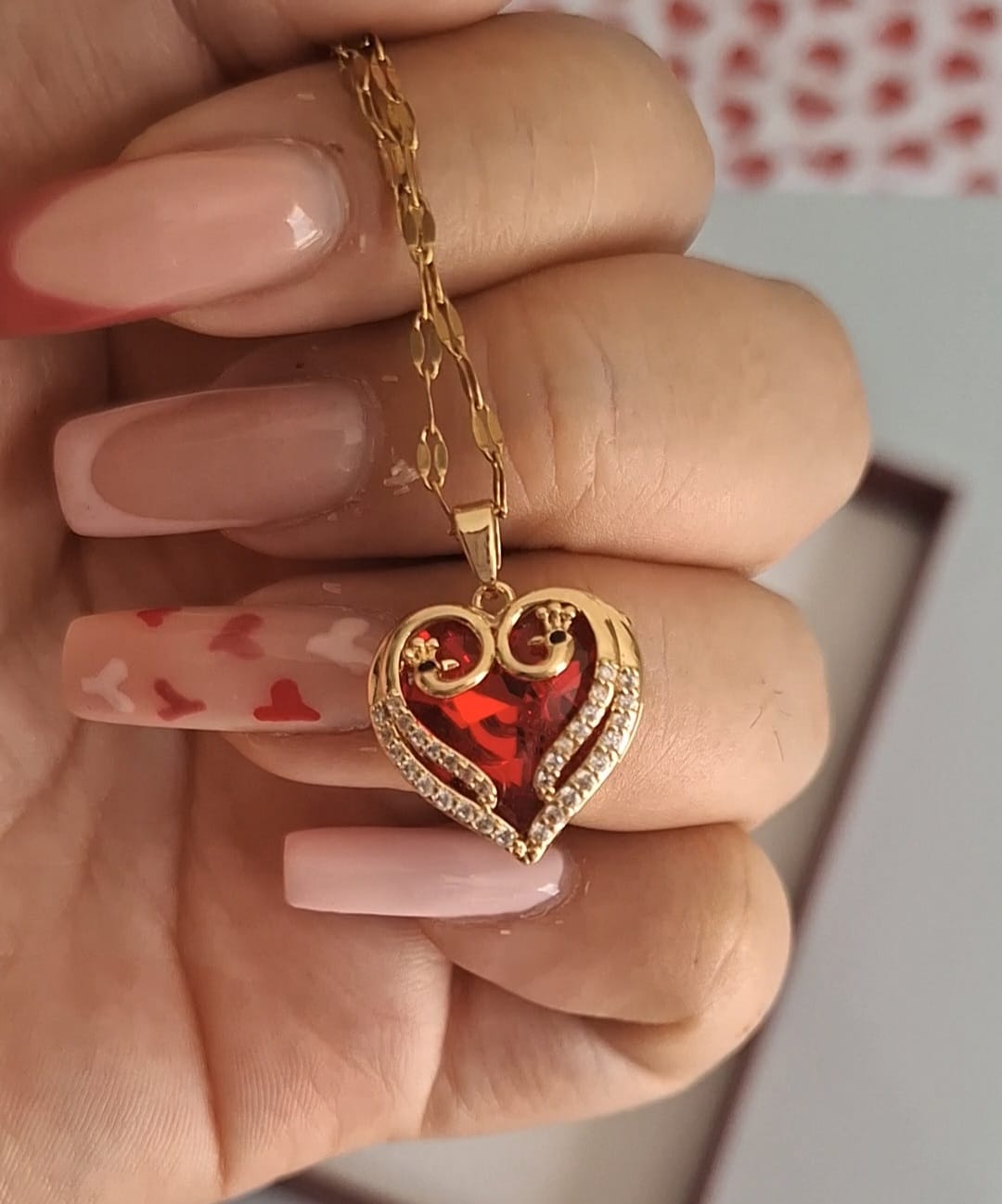 Corazón imperial Rojo